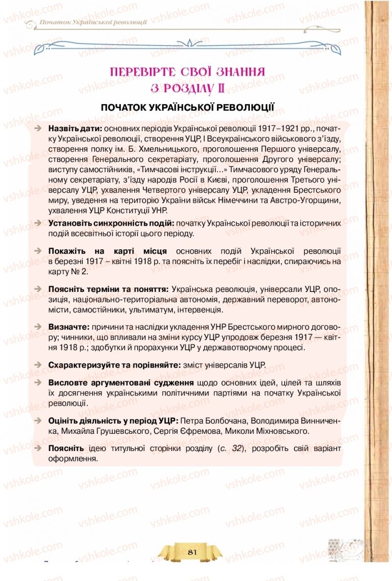 Страница 81 | Підручник Історія України 10 клас О.І. Пометун, Н.М. Гупан 2018