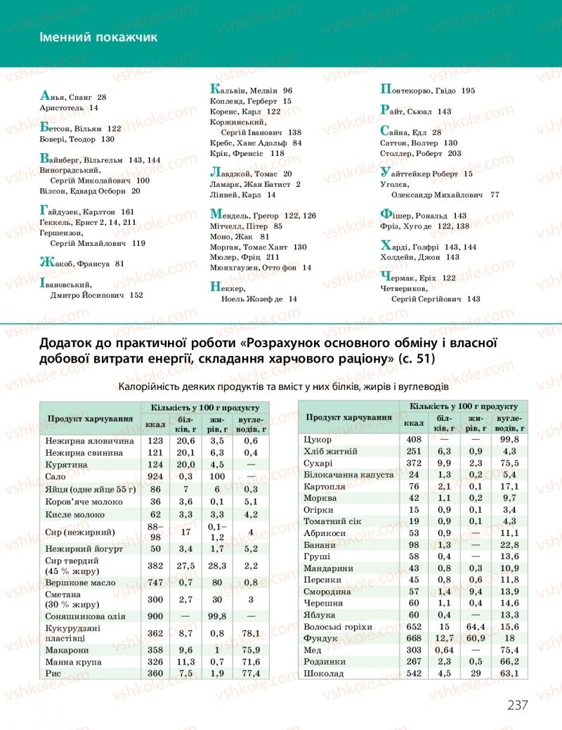 Страница 237 | Підручник Біологія 10 клас К.М. Задорожний, О.М. Утєвська 2018