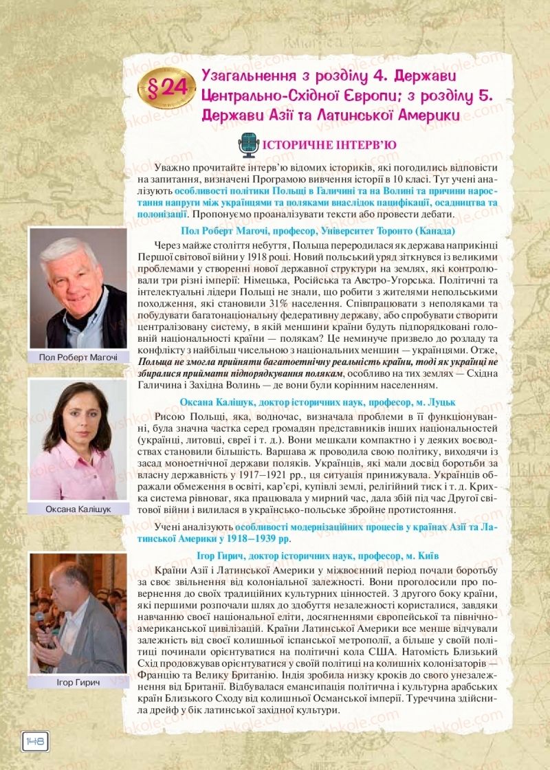 Страница 148 | Підручник Всесвітня історія 10 клас І.Я. Щупак 2018