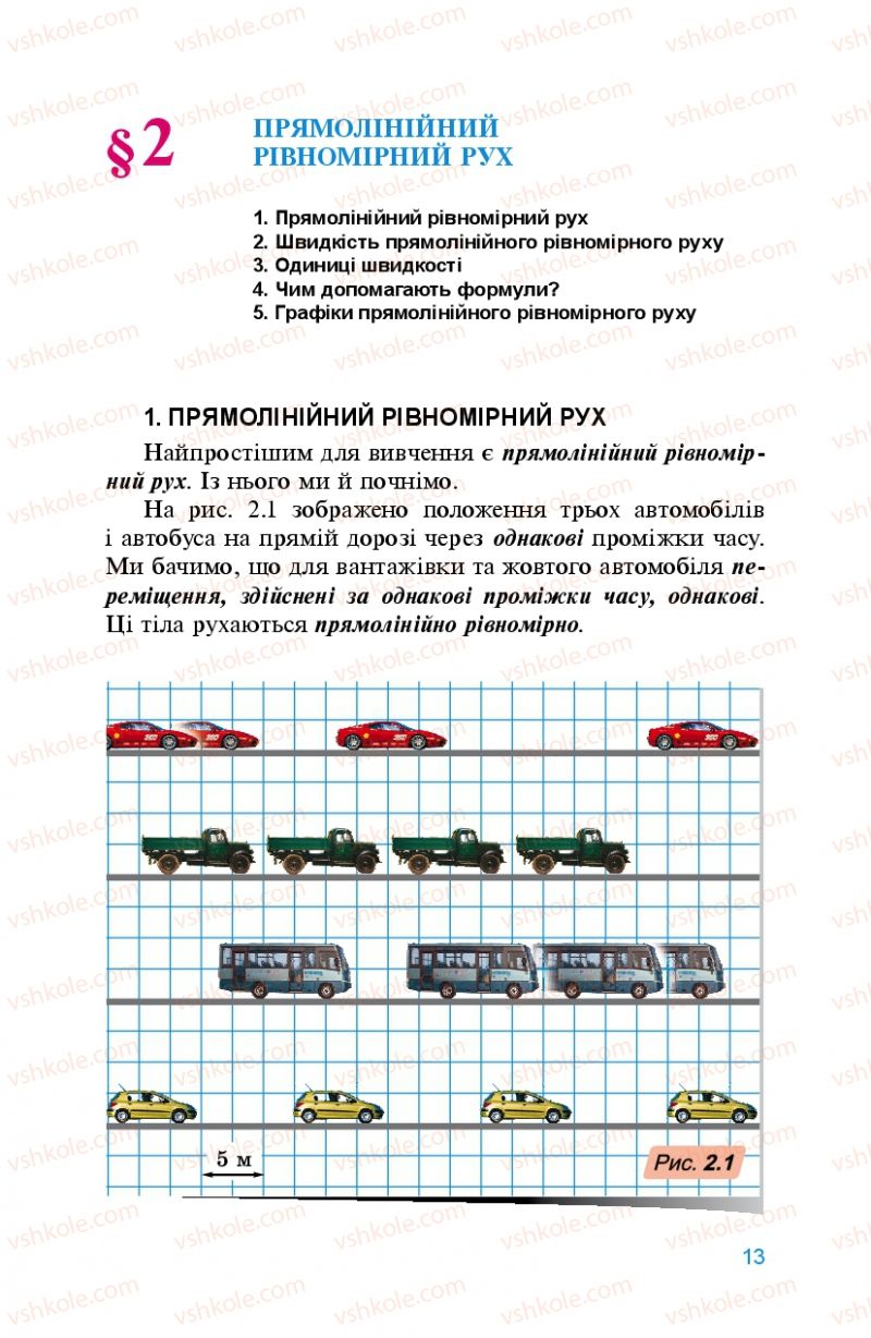 Страница 13 | Підручник Фізика 8 клас Л.Е. Генденштейн 2008