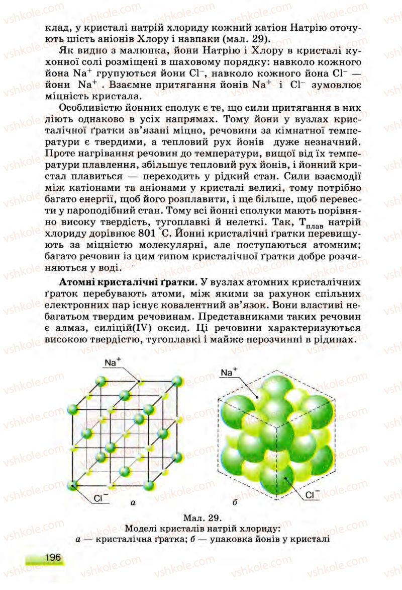 Страница 196 | Підручник Хімія 8 клас О.Г. Ярошенко 2008