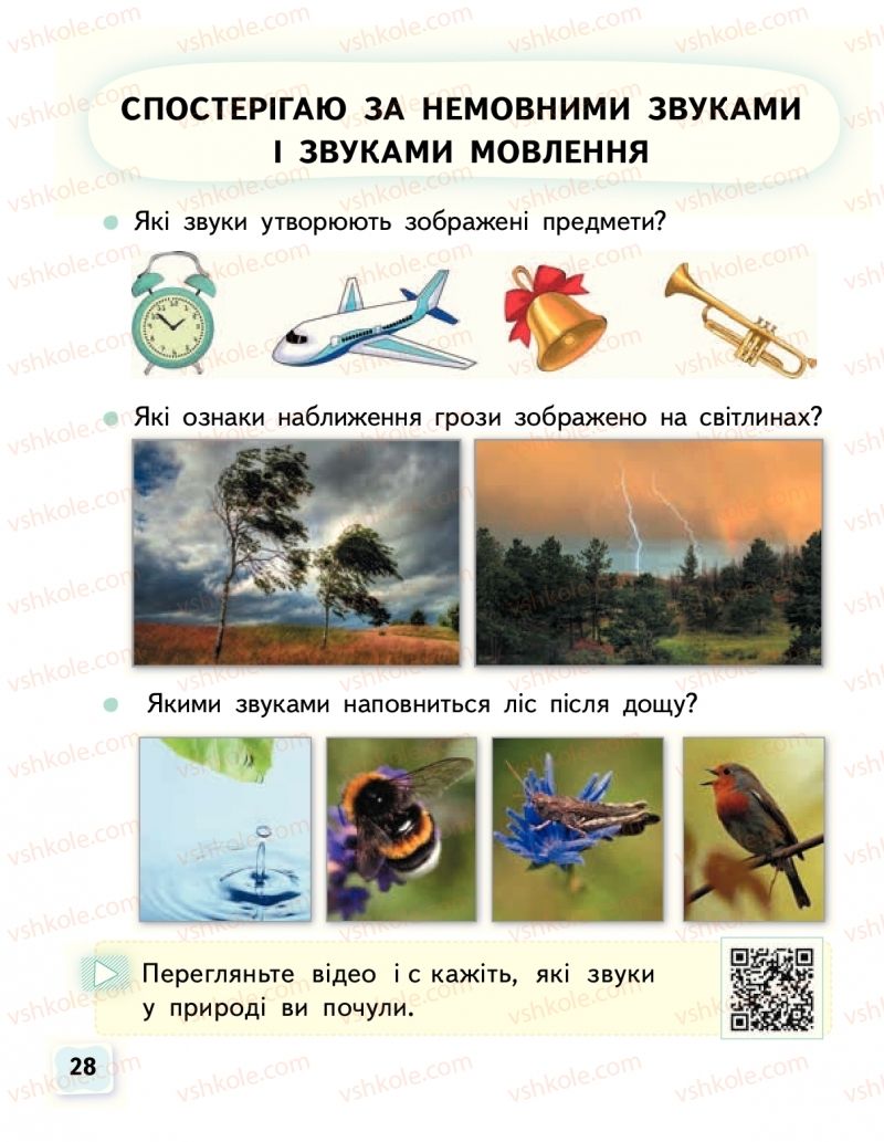 Страница 28 | Підручник Буквар 1 клас М.С. Вашуленко, О.В. Вашуленко 2018 1 частина