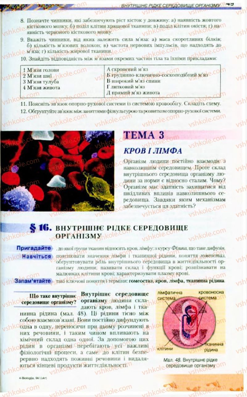 Страница 49 | Підручник Біологія 9 клас Н.Ю. Матяш, М.Н. Шабатура 2009