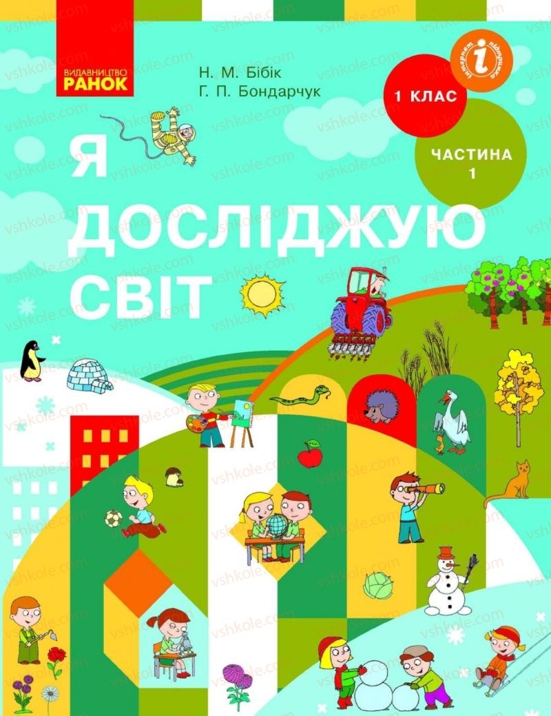 Страница 1 | Підручник Я досліджую світ 1 клас Н.М. Бібік, Г.П. Бондарчук 2018 1 частина