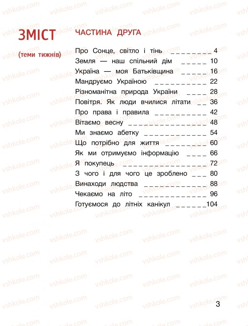 Страница 3 | Підручник Я досліджую світ 1 клас О.Л. Іщенко, О.М. Ващенко, Л.В. Романенко, О.М. Кліщ 2018 2 частина