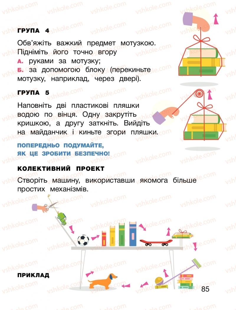 Страница 85 | Підручник Я досліджую світ 1 клас О.Л. Іщенко, О.М. Ващенко, Л.В. Романенко, О.М. Кліщ 2018 2 частина