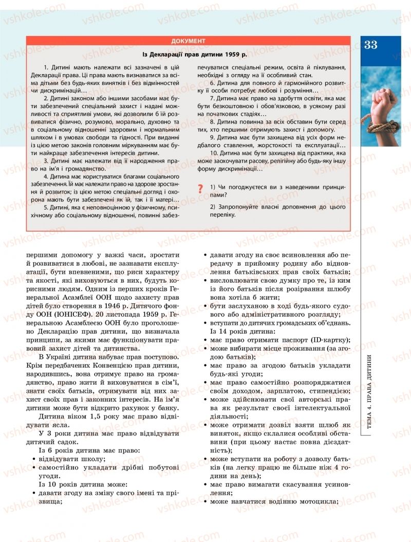 Страница 33 | Підручник Громадянська освіта 10 клас О.О. Гісем, О.О. Мартинюк 2018 Інтегрований курс