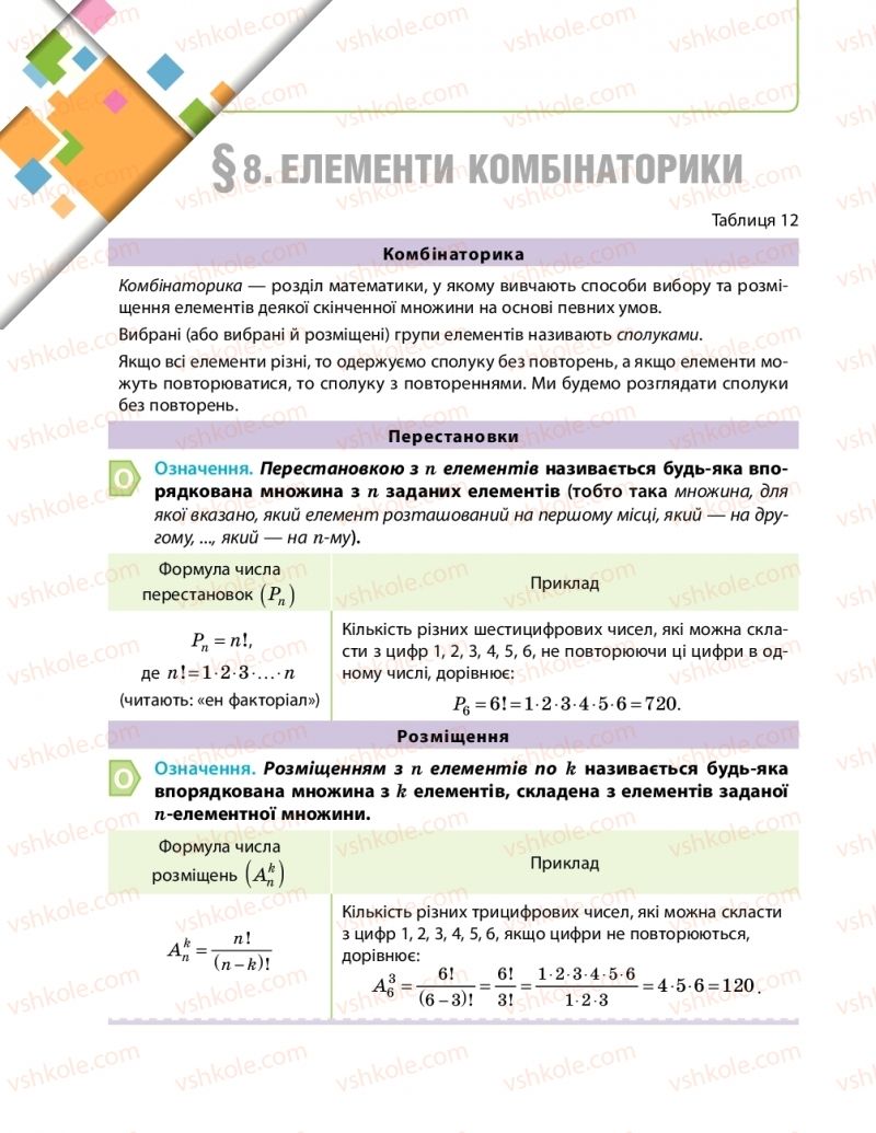 Страница 104 | Підручник Математика 11 клас Є.П. Нелін, О.Є. Долгова 2019