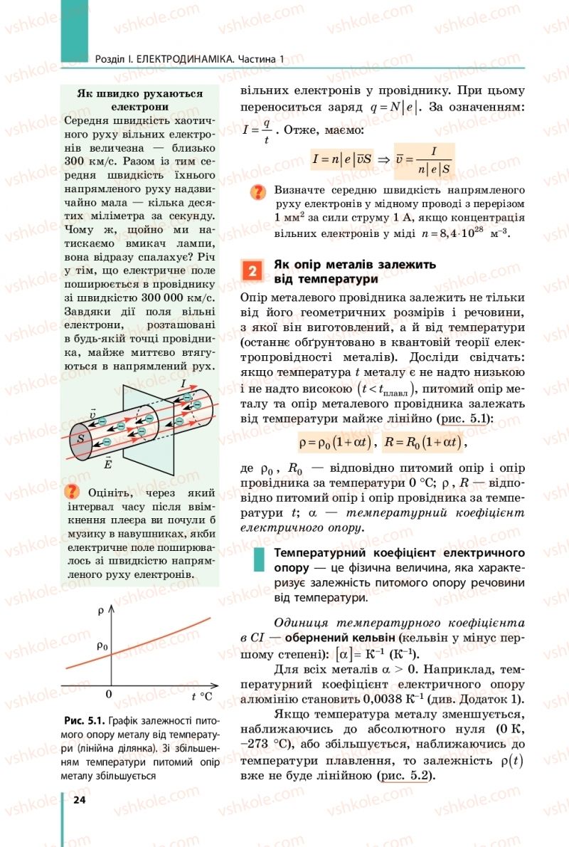 Страница 24 | Підручник Фізика 11 клас В.Г. Бар'яхтар, С.О. Довгий, Ф.Я. Божинова, О.О. Кірюхіна 2019