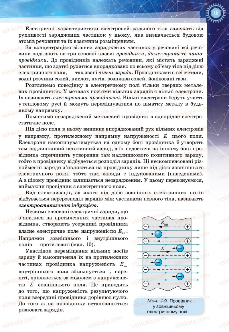 Страница 15 | Підручник Фізика 11 клас Т.М. Засєкіна, Д.О. Засєкін 2019 Ревень стандарту