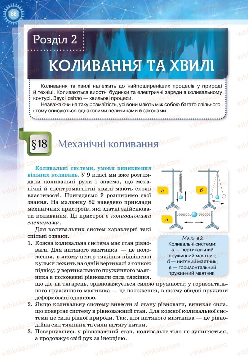 Страница 88 | Підручник Фізика 11 клас Т.М. Засєкіна, Д.О. Засєкін 2019 Ревень стандарту