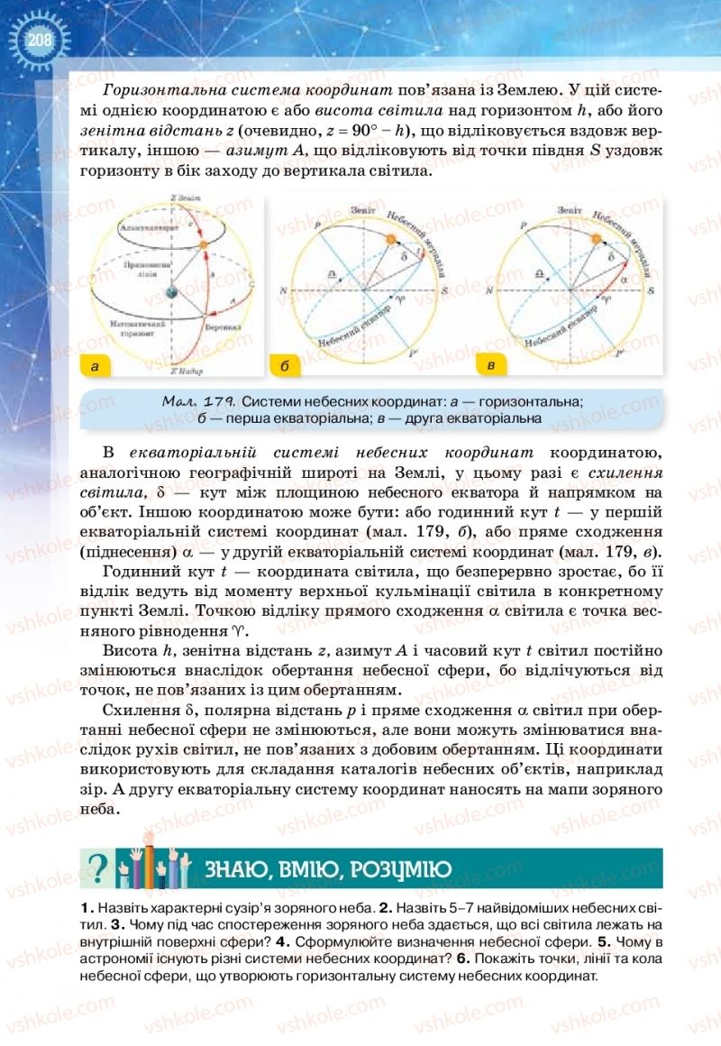 Страница 208 | Підручник Фізика 11 клас Т.М. Засєкіна, Д.О. Засєкін 2019 Ревень стандарту