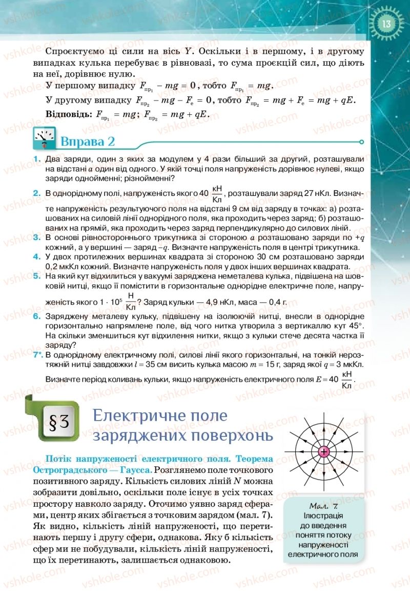 Страница 13 | Підручник Фізика 11 клас Т.М. Засєкіна, Д.О. Засєкін 2019 Профільний рівень