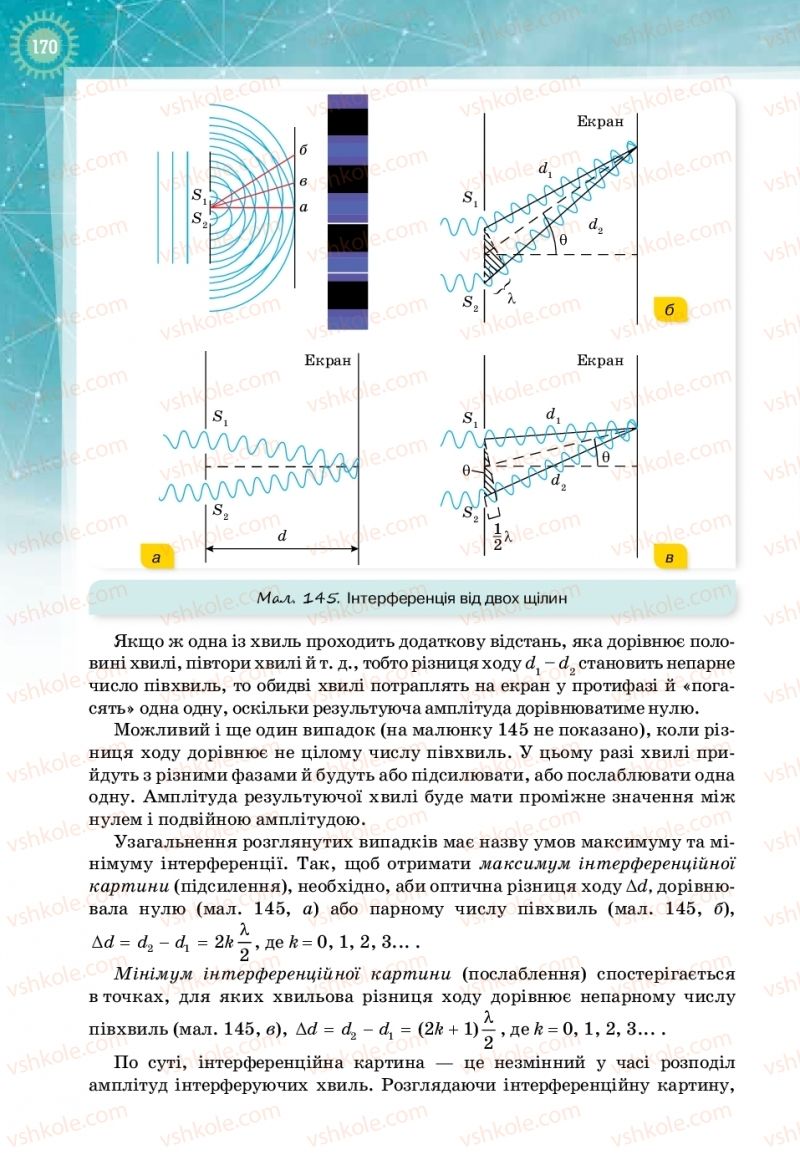 Страница 170 | Підручник Фізика 11 клас Т.М. Засєкіна, Д.О. Засєкін 2019 Профільний рівень