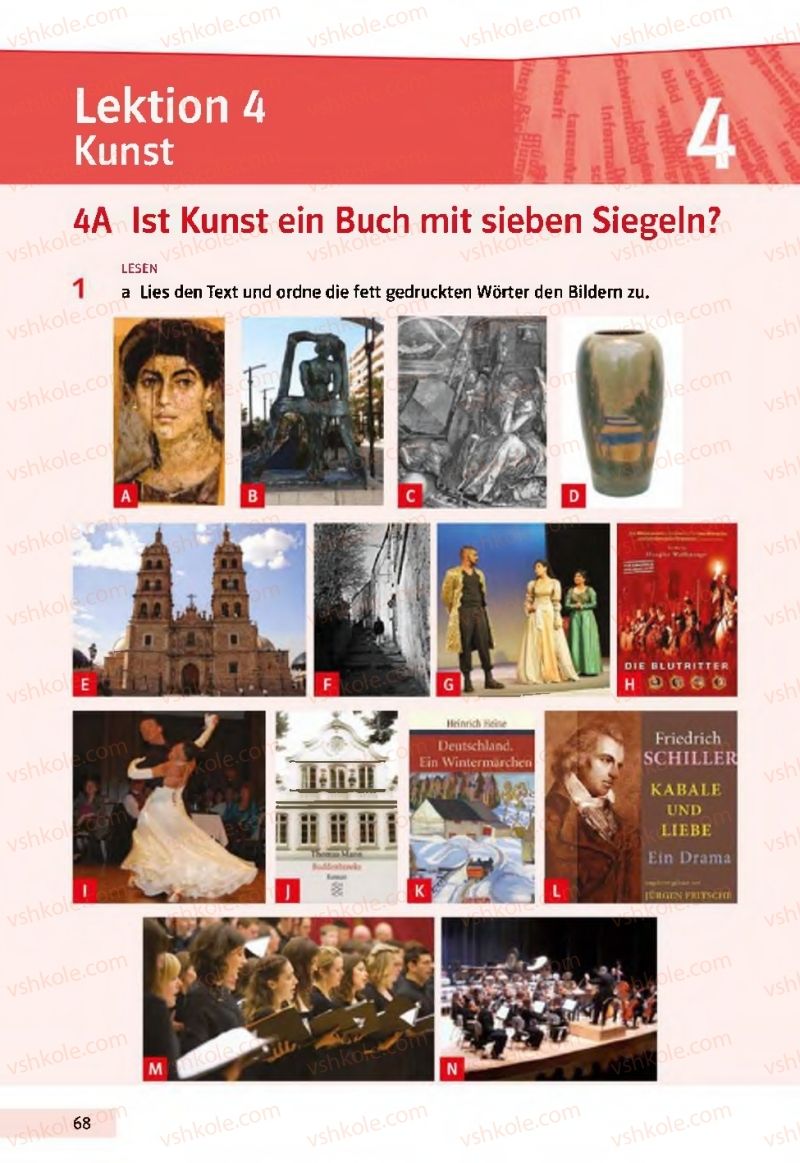 Страница 68 | Підручник Німецька мова 11 клас Н.П. Басай, В.І. Орап, Р.О. Кириленко 2019 7 рік навчання