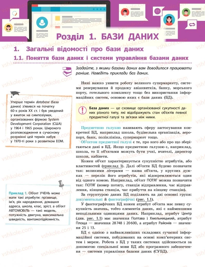 Страница 4 | Підручник Інформатика 11 клас В.Д. Руденко, Н.В. Речич, В.О. Потієнко 2019