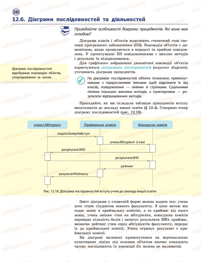 Страница 240 | Підручник Інформатика 11 клас В.Д. Руденко, Н.В. Речич, В.О. Потієнко 2019