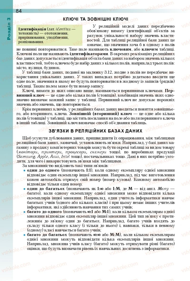 Страница 84 | Підручник Інформатика 10 клас Й.Я. Ривкінд, Т.І. Лисенко, Л.А. Чернікова, В.В. Шакотько 2018