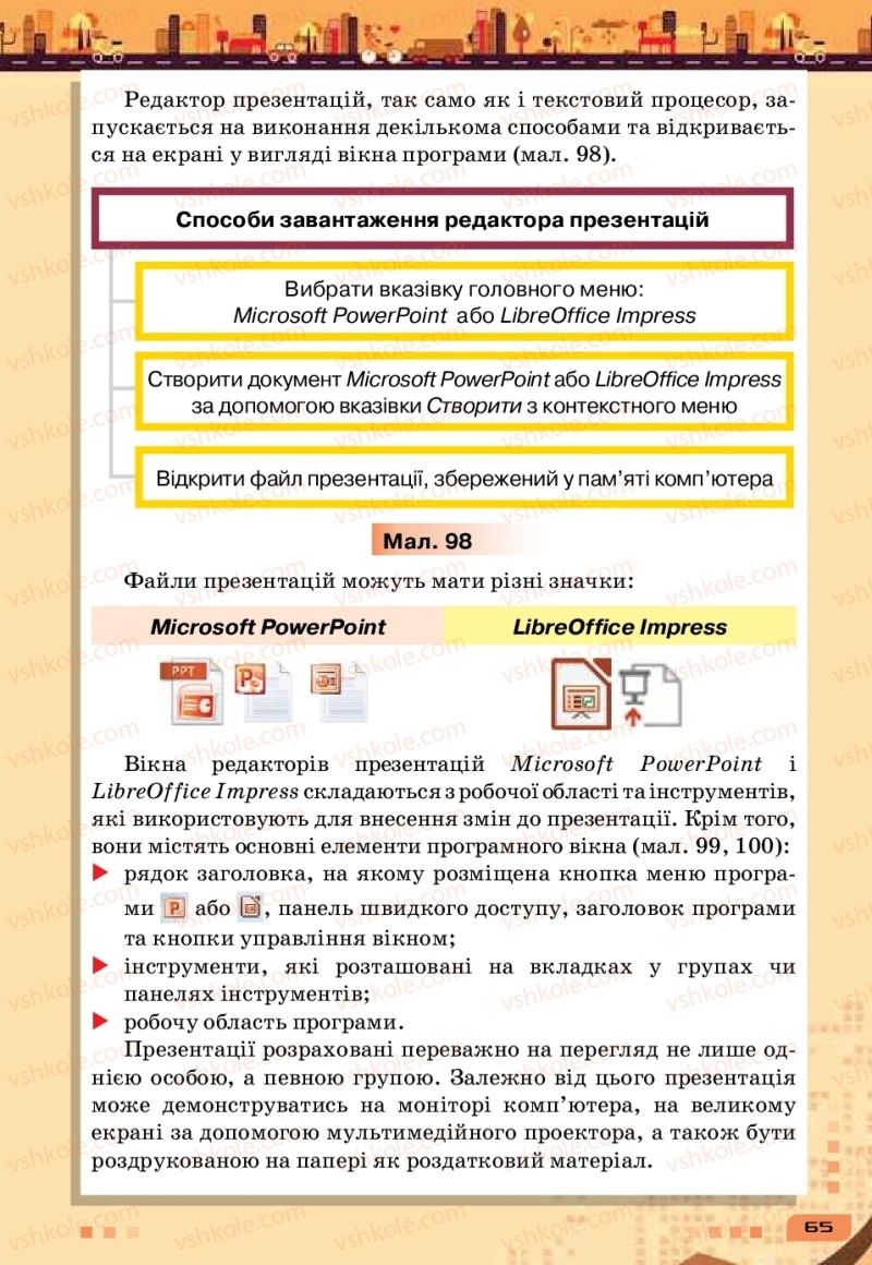 Страница 65 | Підручник Інформатика 6 клас Н.В. Морзе, О.В. Барна, В.П. Вембер 2019