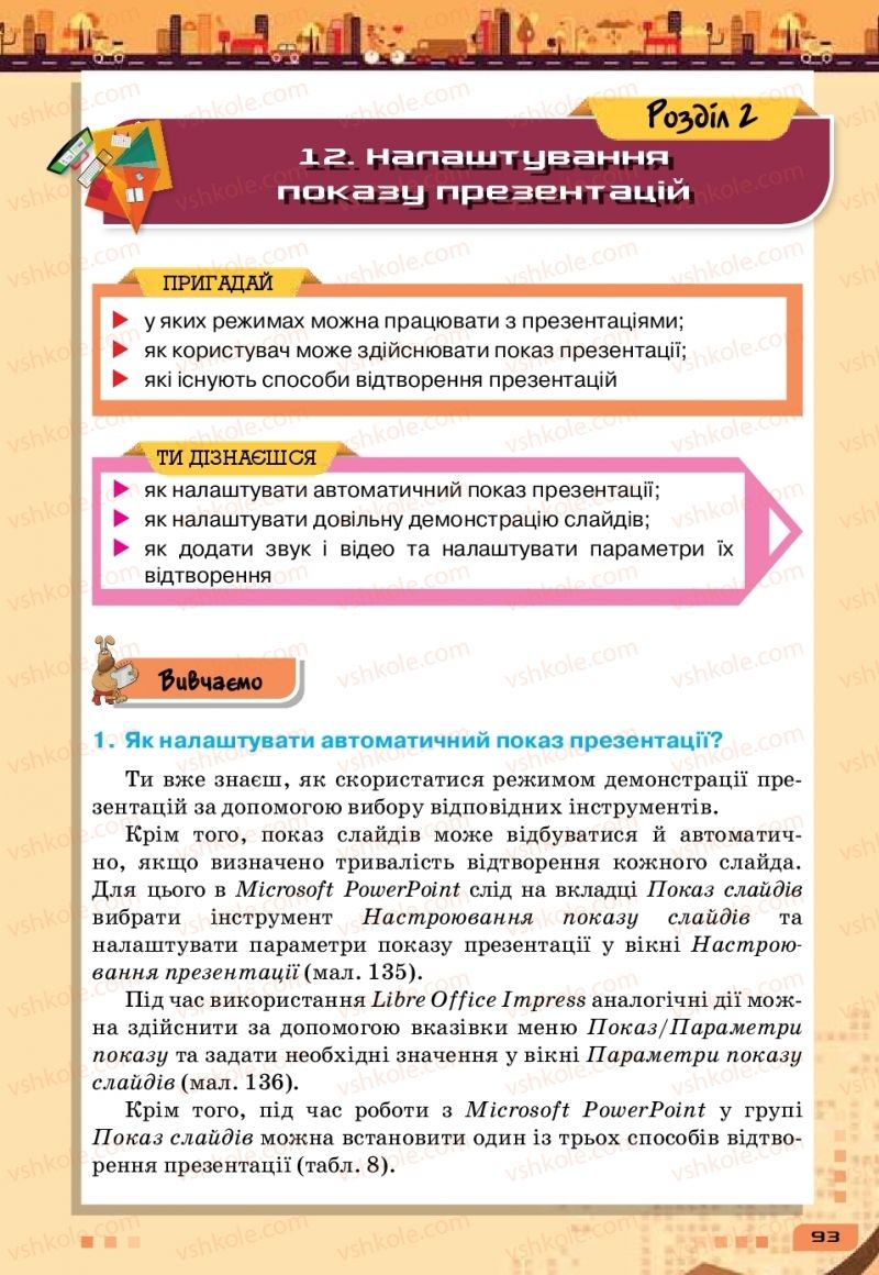 Страница 93 | Підручник Інформатика 6 клас Н.В. Морзе, О.В. Барна, В.П. Вембер 2019