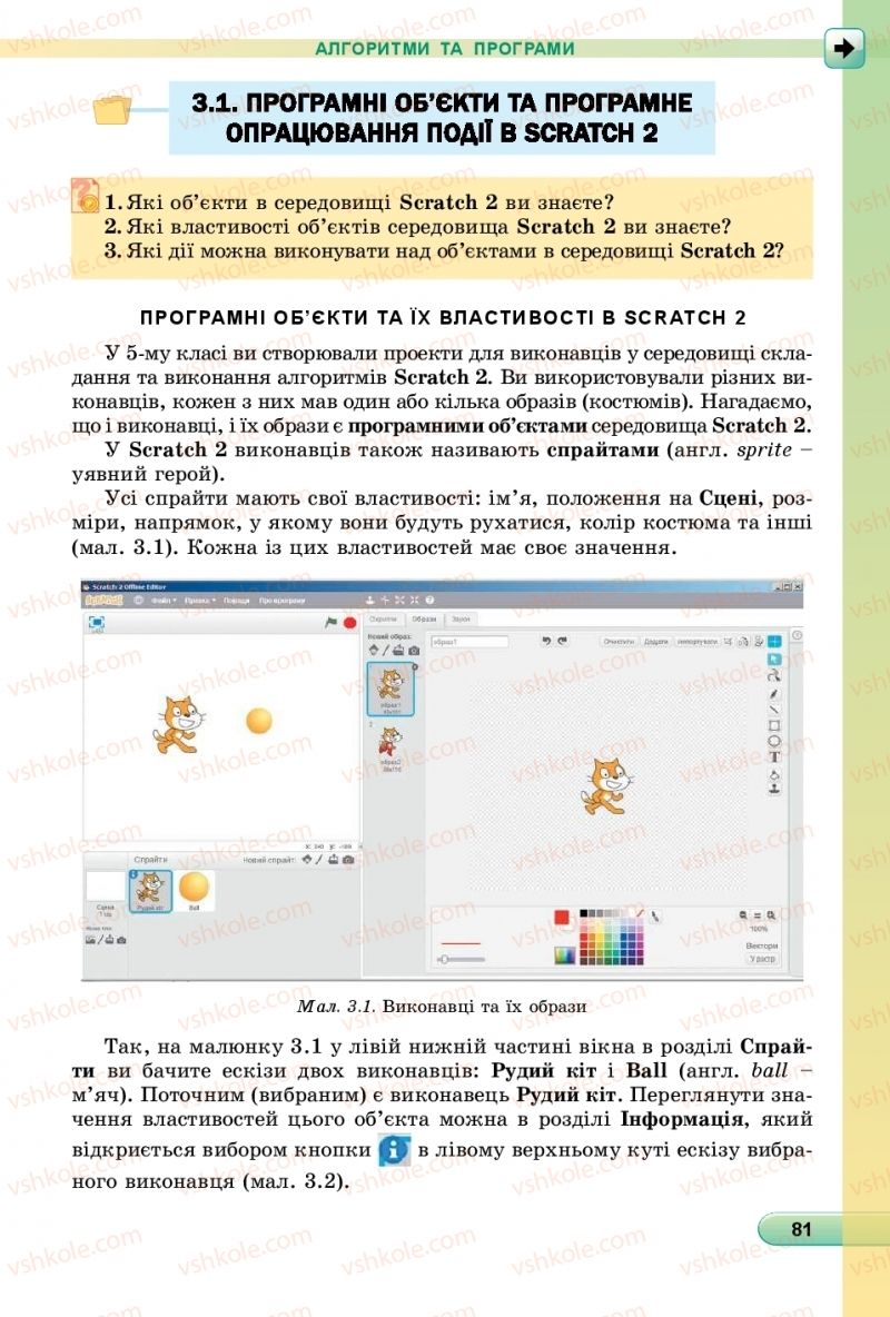 Страница 81 | Підручник Інформатика 6 клас Й.Я. Ривкінд, Т.І. Лисенко, Л.А. Чернікова, В.В. Шакотько 2019