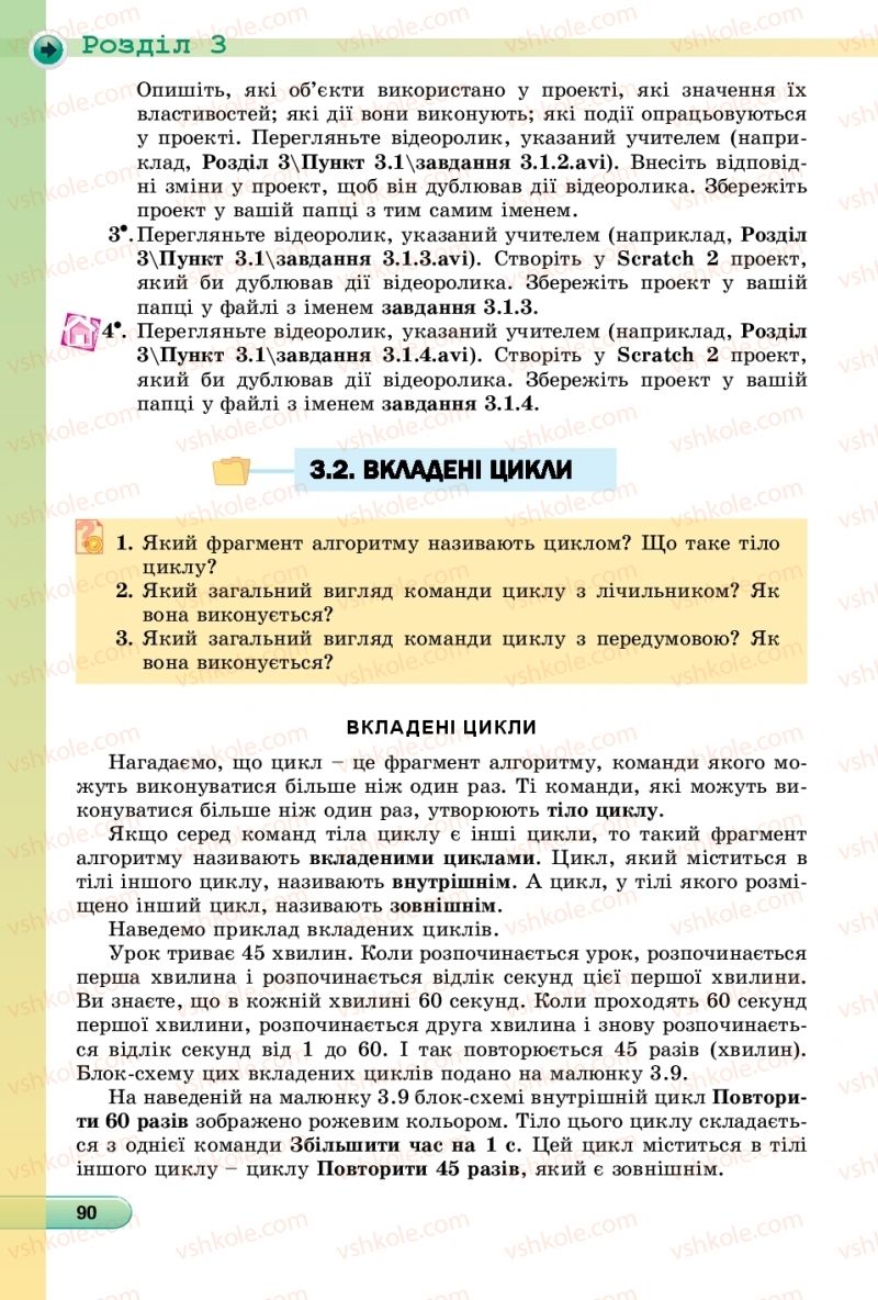 Страница 90 | Підручник Інформатика 6 клас Й.Я. Ривкінд, Т.І. Лисенко, Л.А. Чернікова, В.В. Шакотько 2019