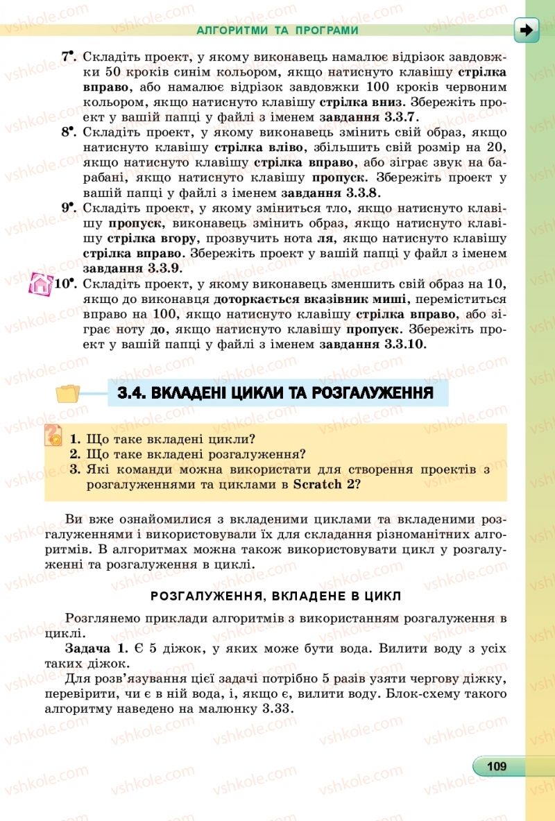 Страница 109 | Підручник Інформатика 6 клас Й.Я. Ривкінд, Т.І. Лисенко, Л.А. Чернікова, В.В. Шакотько 2019