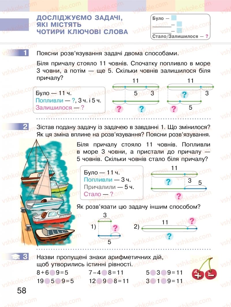 Страница 58 | Підручник Математика 2 клас С.О. Скворцова, О.В. Онопрієнко 2019