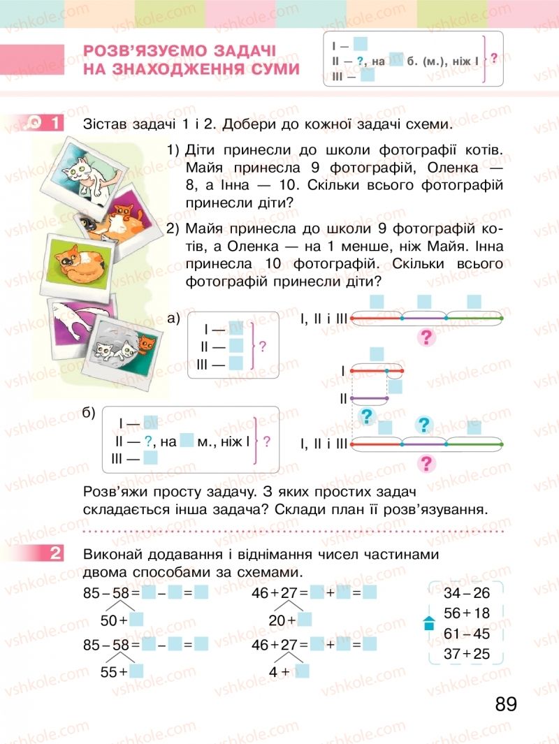 Страница 89 | Підручник Математика 2 клас С.О. Скворцова, О.В. Онопрієнко 2019