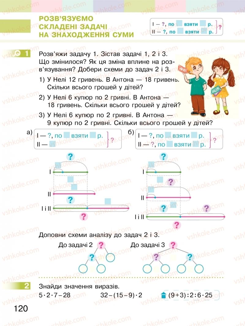 Страница 120 | Підручник Математика 2 клас С.О. Скворцова, О.В. Онопрієнко 2019