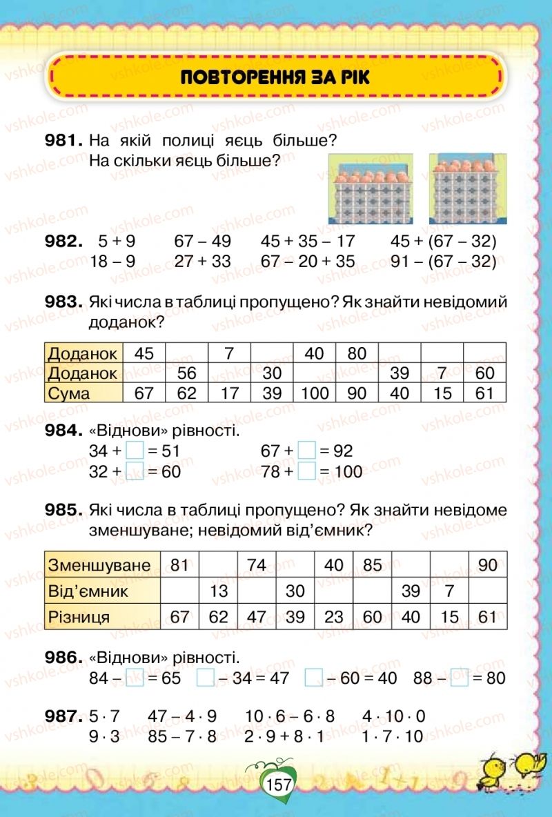 Страница 157 | Підручник Математика 2 клас Н.П. Листопад 2019