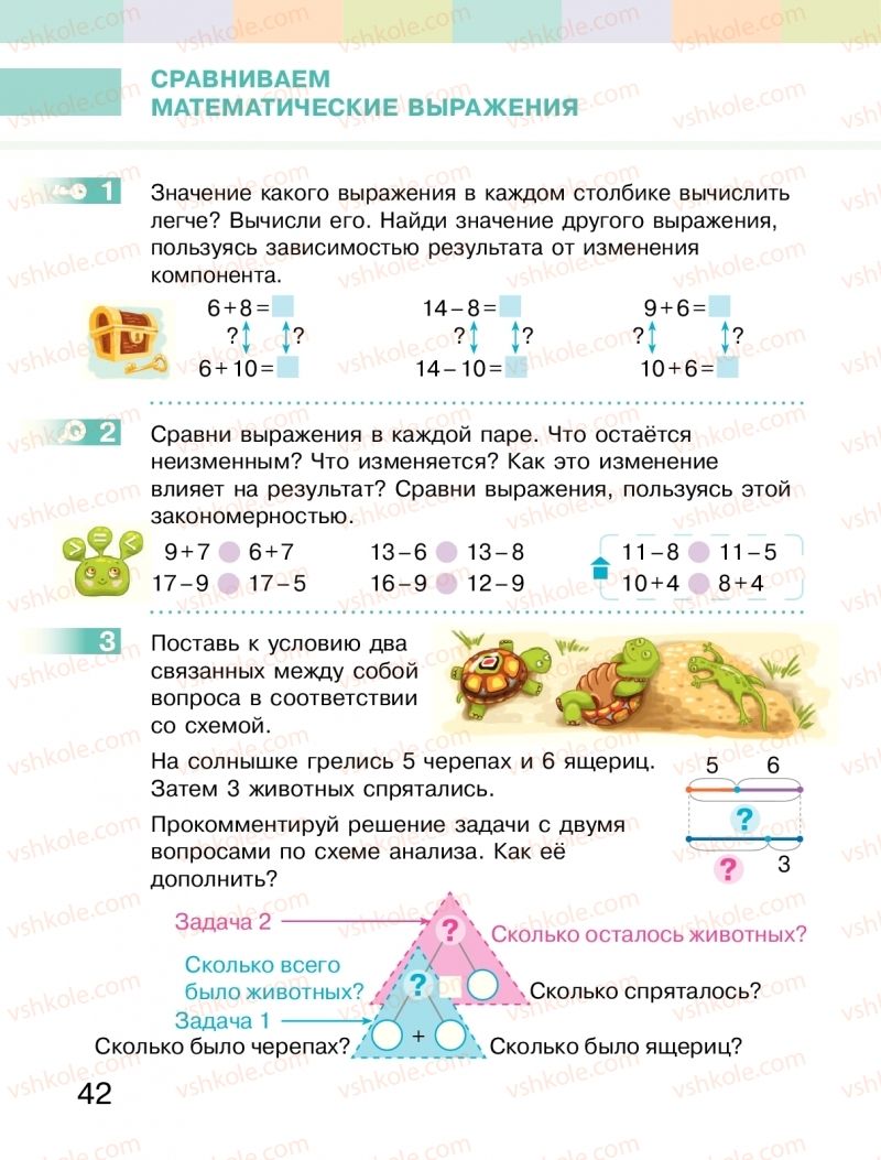 Страница 42 | Підручник Математика 2 клас  С.О. Скворцова, О.В. Онопрієнко 2019 На російській мові