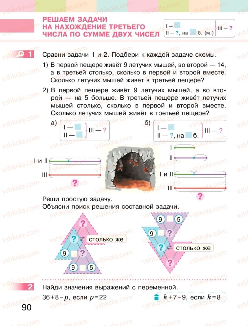 Страница 90 | Підручник Математика 2 клас  С.О. Скворцова, О.В. Онопрієнко 2019 На російській мові