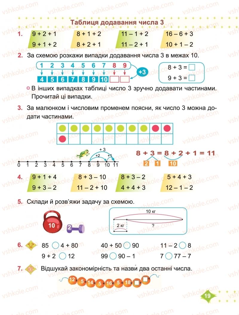 Страница 19 | Підручник Математика 2 клас М.В. Козак, О.П. Корчевська 2019