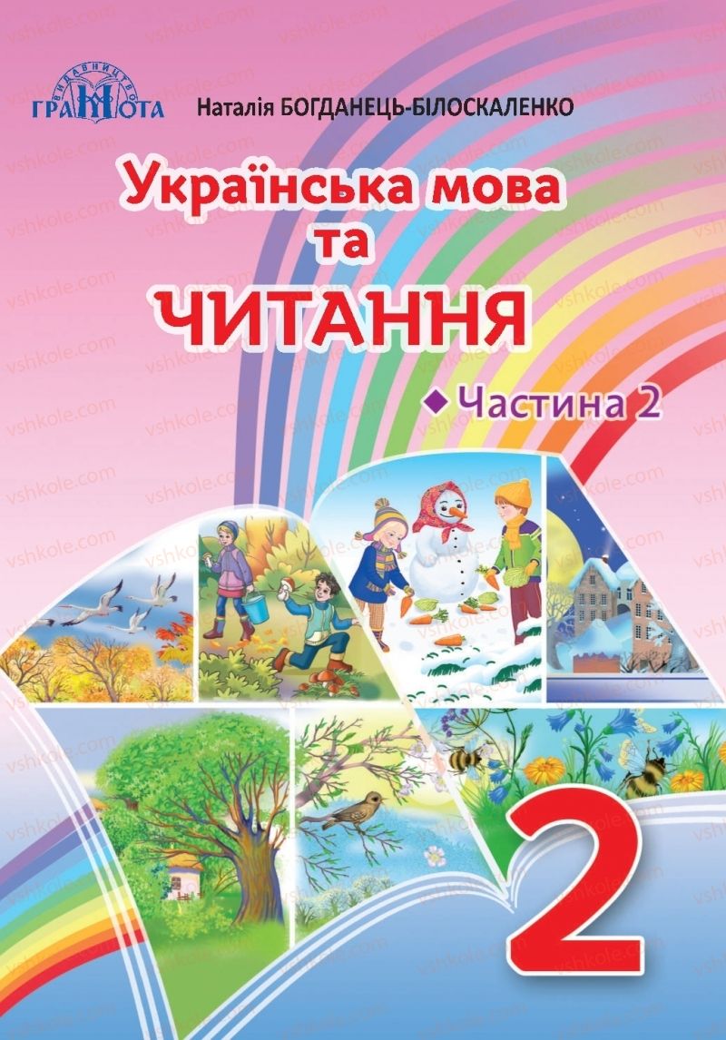 Страница 1 | Підручник Українська мова 2 клас Н.І. Богданець-Білоскаленко 2019 2 частина