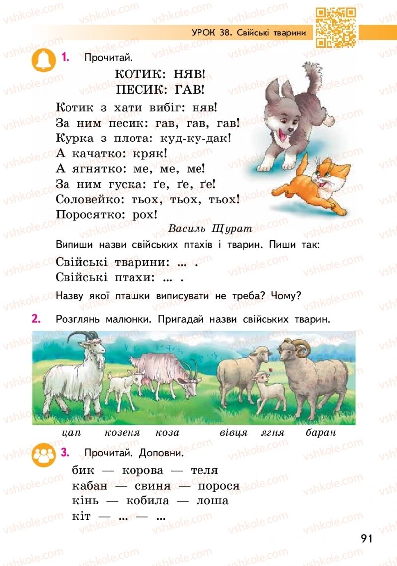 Страница 91 | Підручник Українська мова 2 клас О.М. Коваленко 2019 1 частина