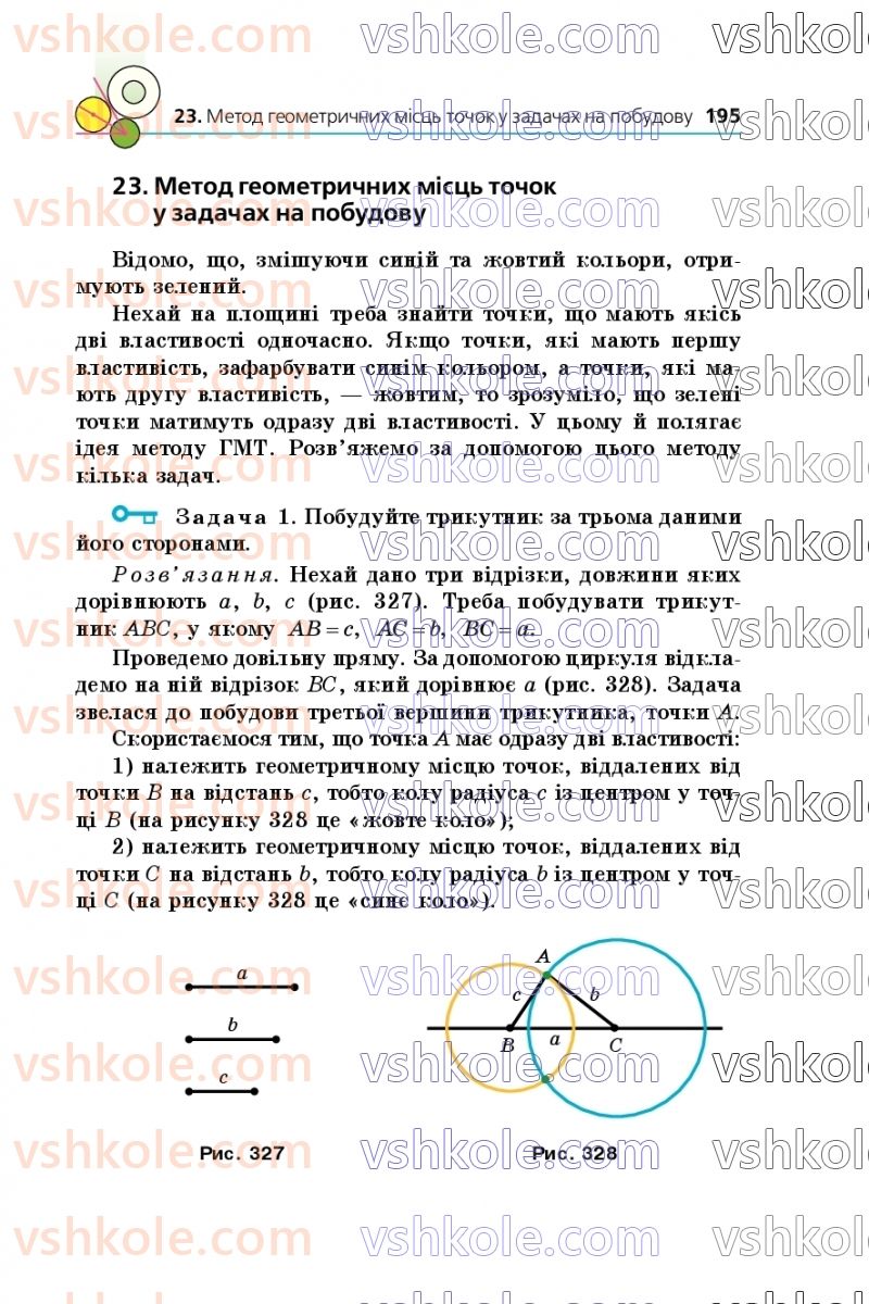 Страница 195 | Підручник Геометрія 7 клас А.Г. Мерзляк, В.Б. Полонський, М.С. Якір 2020