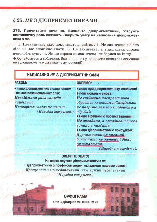 Страница 159 | Підручник Українська мова 7 клас О.П. Глазова, Ю.Б. Кузнецов 2007