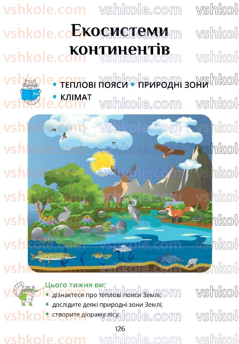 Страница 126 | Підручник Я досліджую світ 4 клас Т.В. Воронцова 2021 1 частина