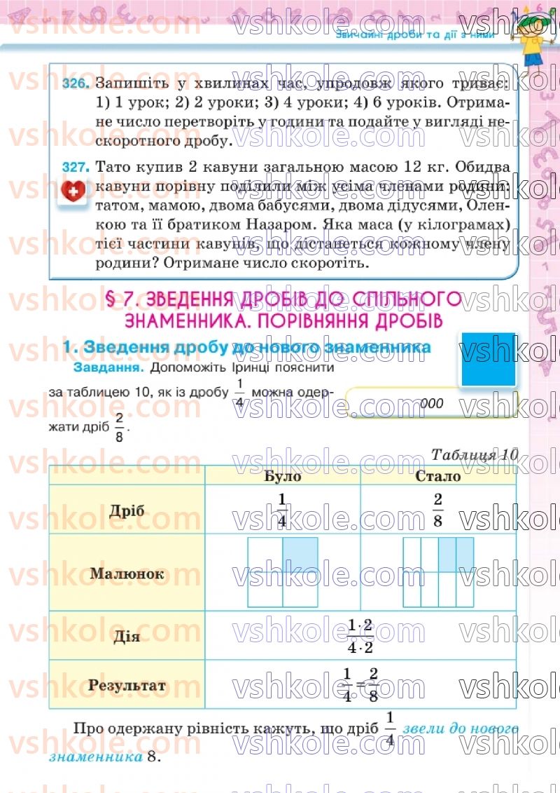 Страница 65 | Підручник Математика 6 клас Н.А. Тарасенкова, І.М. Богатирьова, О.М. Коломієць, З.О. Сердюк 2023 1 частина