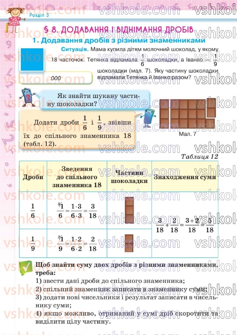 Страница 76 | Підручник Математика 6 клас Н.А. Тарасенкова, І.М. Богатирьова, О.М. Коломієць, З.О. Сердюк 2023 1 частина