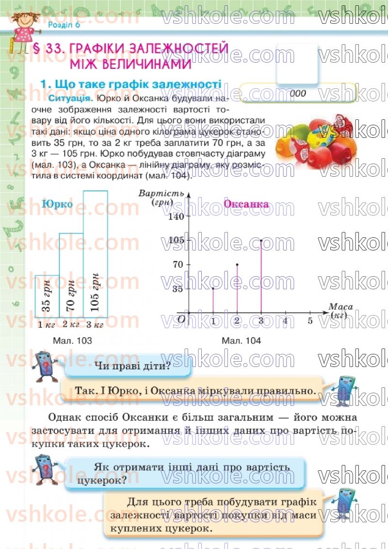 Страница 158 | Підручник Математика 6 клас Н.А. Тарасенкова, І.М. Богатирьова, О.М. Коломієць, З.О. Сердюк  2023 2 частина