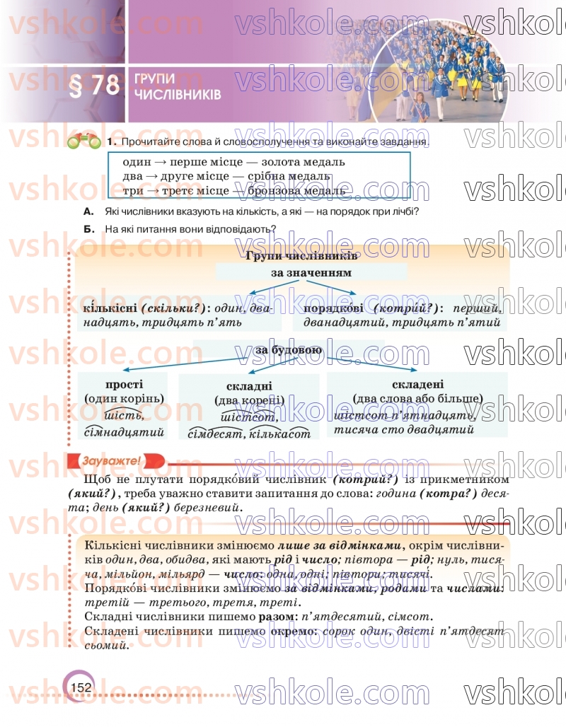 Страница 152 | Підручник Українська мова 6 клас О.М. Авраменко 2023