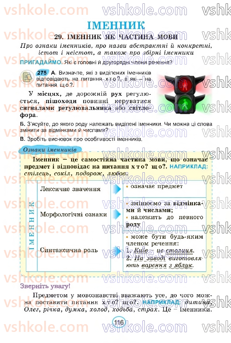 Страница 116 | Підручник Українська мова 6 клас В.В. Заболотний, О.В. Заболотний 2023