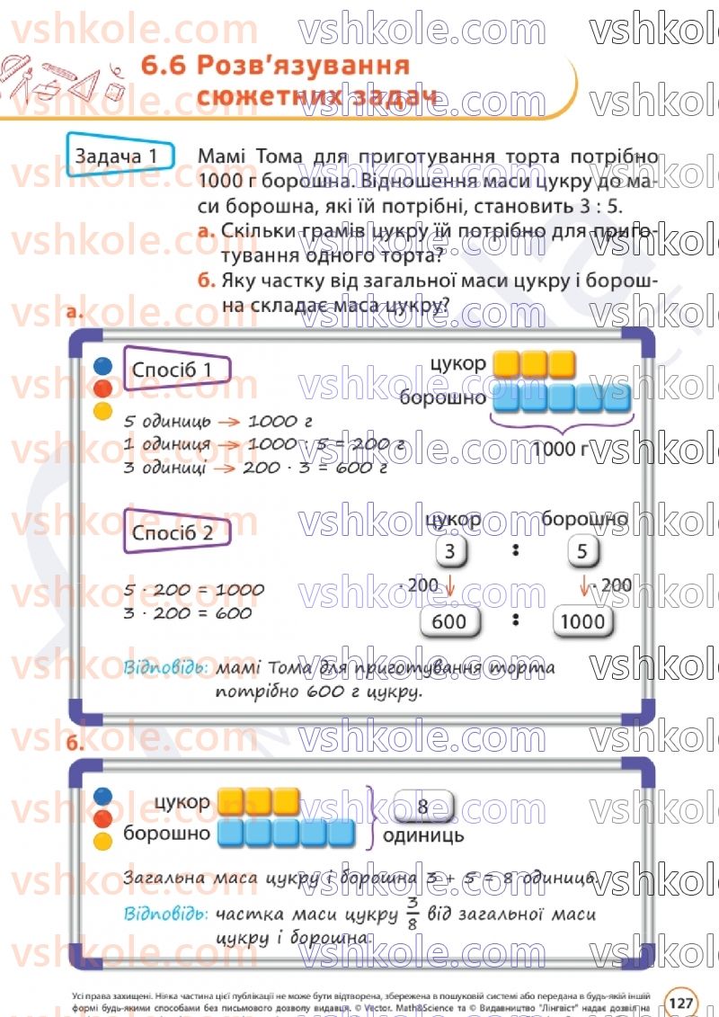 Страница 127 | Підручник Математика 6 клас Д.Е. Біос  2023 1 частина