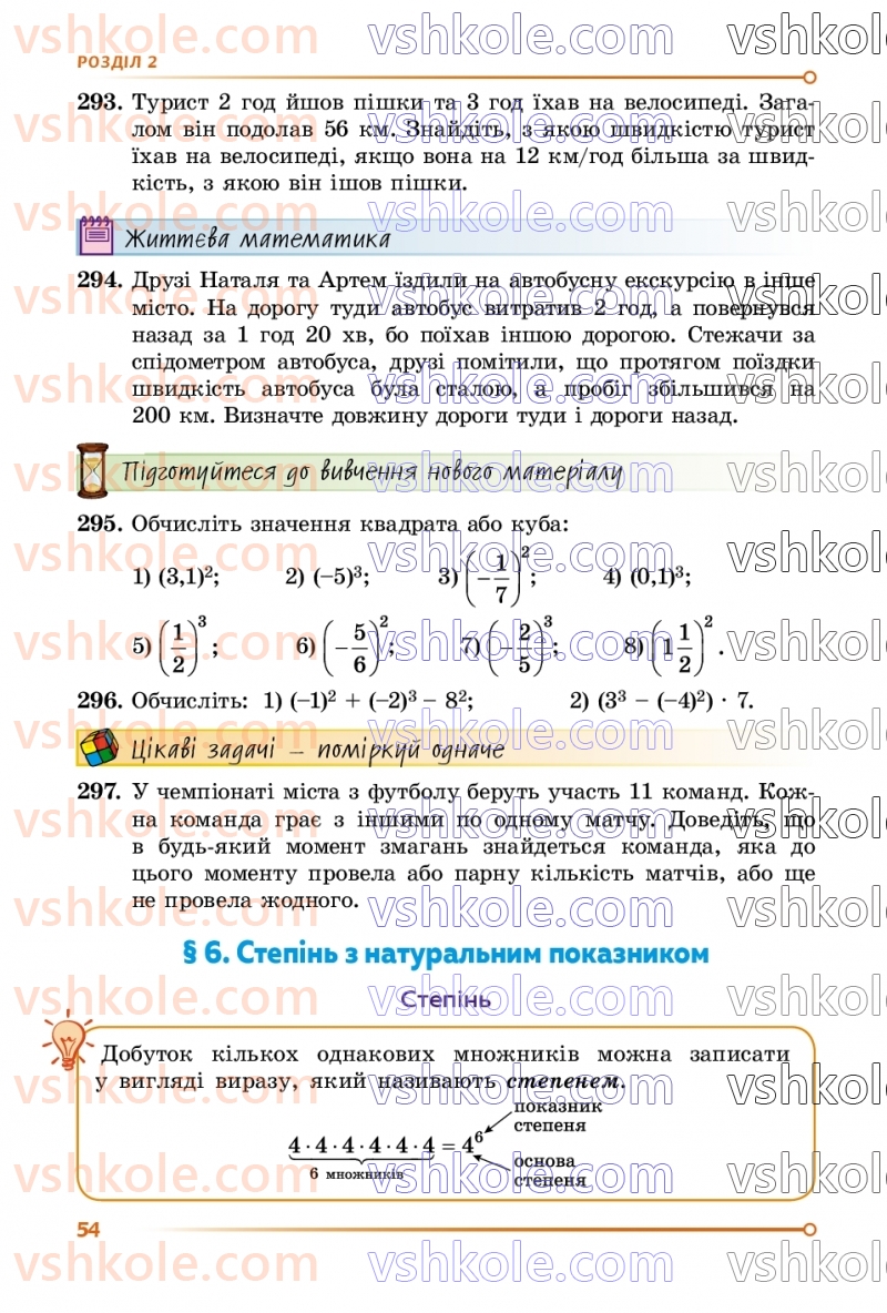 Страница 54 | Підручник Алгебра 7 клас О.С. Істер  2024