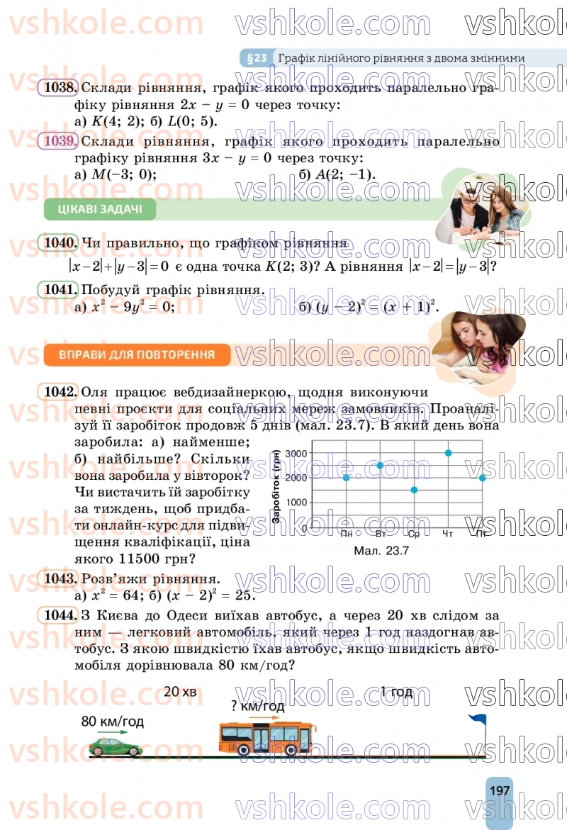 Страница 197 | Підручник Алгебра 7 клас Г.П. Бевз, В.Г. Бевз 2024