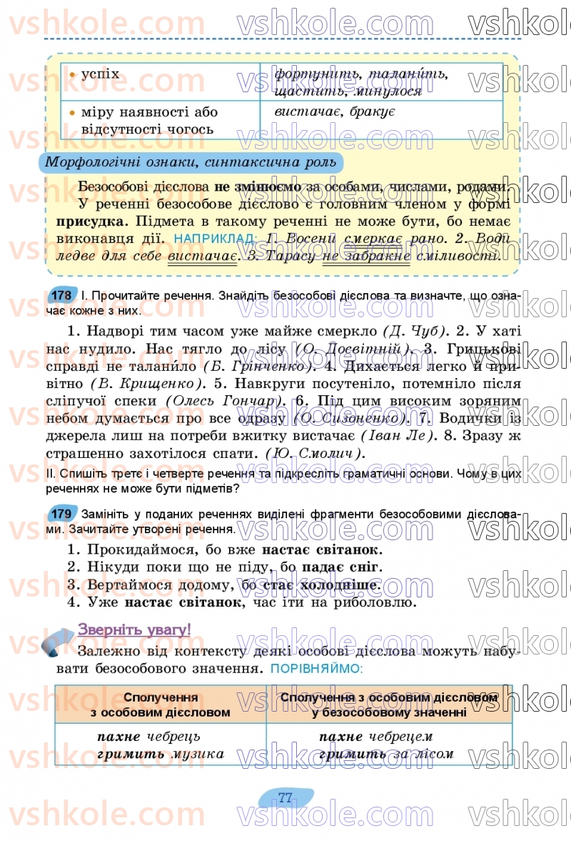 Страница 77 | Підручник Українська мова 7 клас В.В. Заболотний, О.В. Заболотний 2024