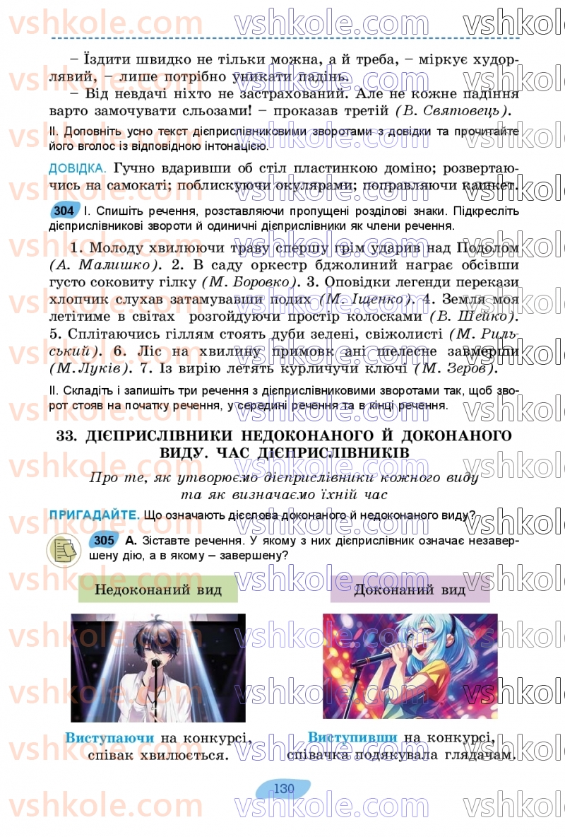 Страница 130 | Підручник Українська мова 7 клас В.В. Заболотний, О.В. Заболотний 2024