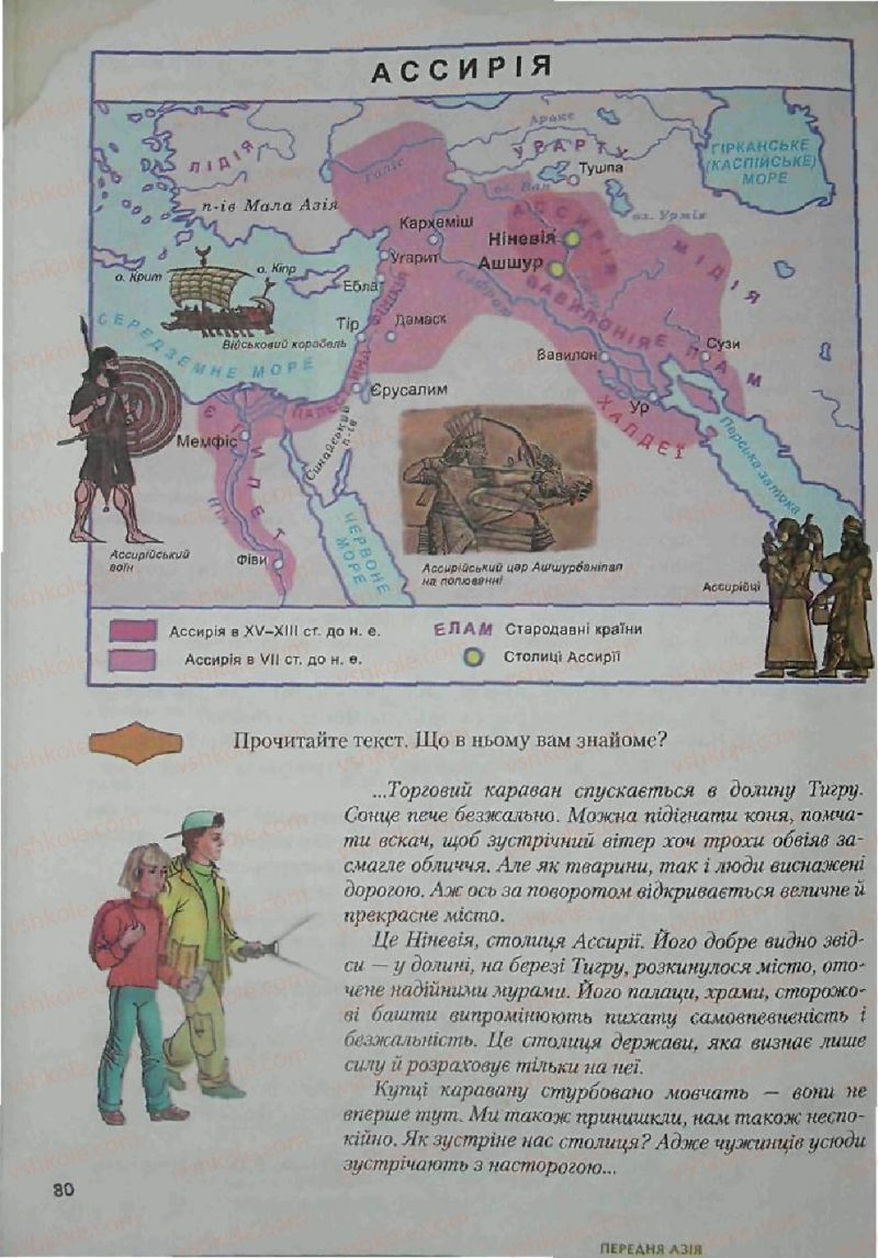 Страница 80 | Підручник Історія 6 клас С.О. Голованов, С.В. Костирко 2006